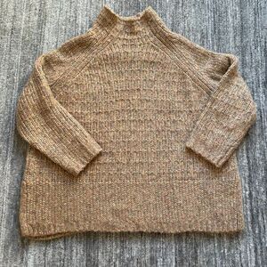 Poetry Alpaca and Pima Cotton Blend Sweater,  Size 12